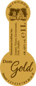 Etikett Doms Gold